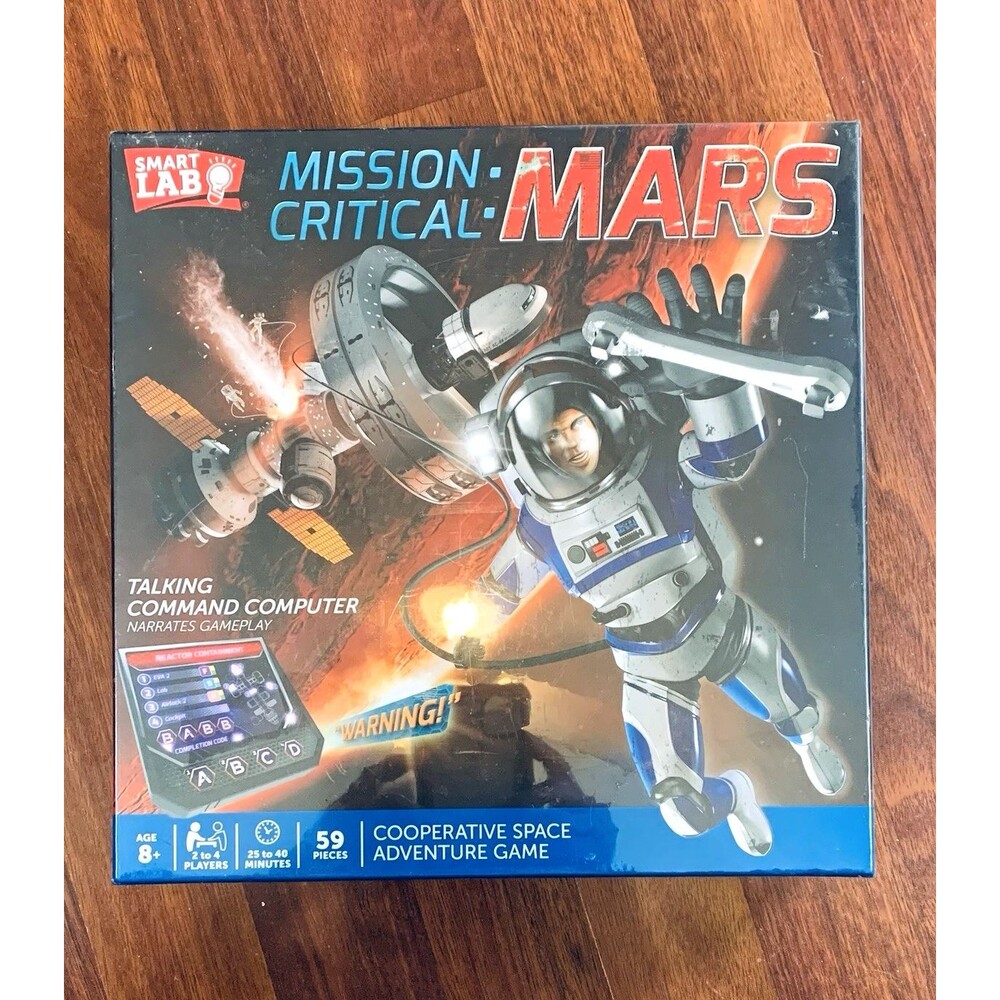 Smart Lab Mission Critical: Mars Space Adventure Game - New In Sealed Box